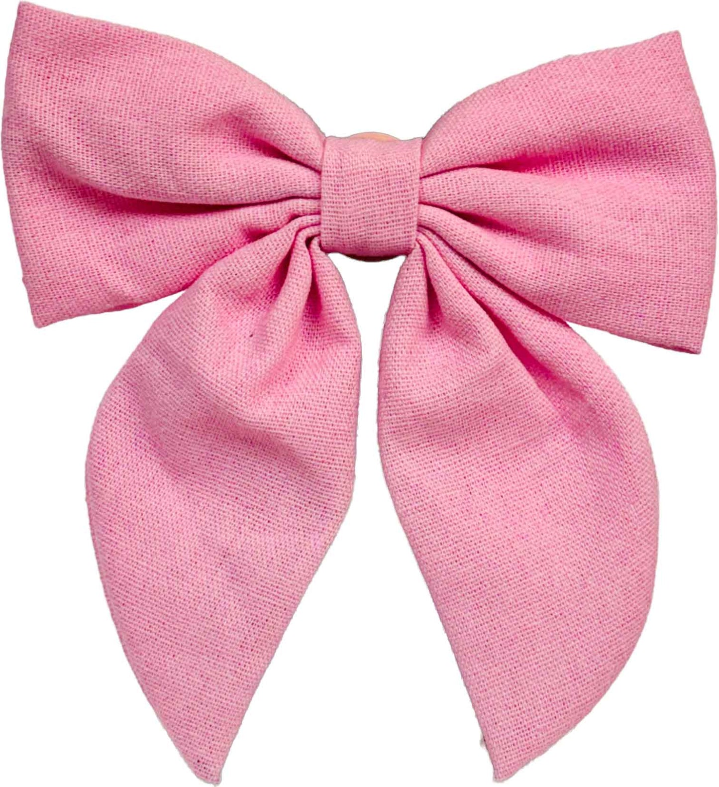 Beau Bottles Blush Pink Linen Bottle Bow