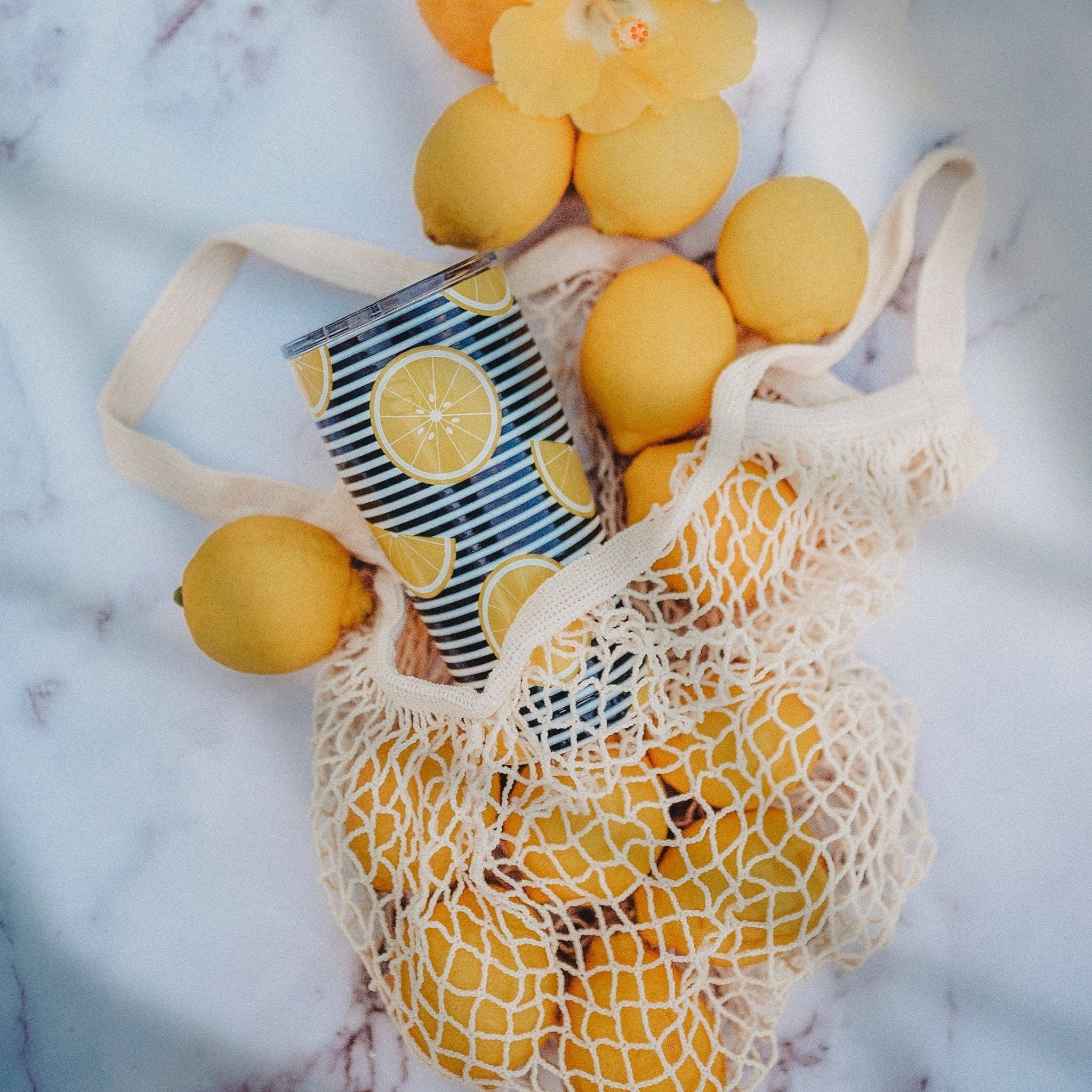 SIC 20 oz. Tumbler | Lemon Stripes