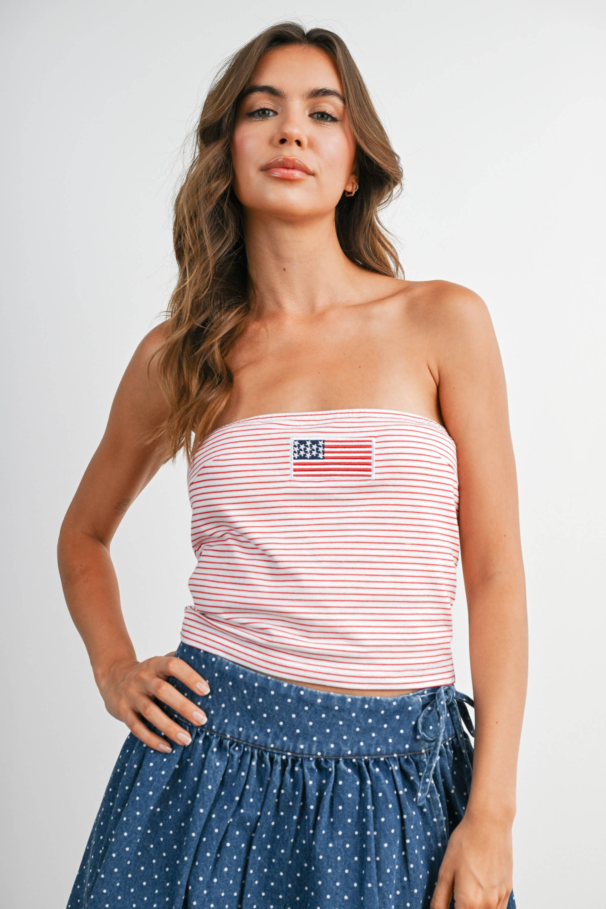 Stars and Stripes Tube Top