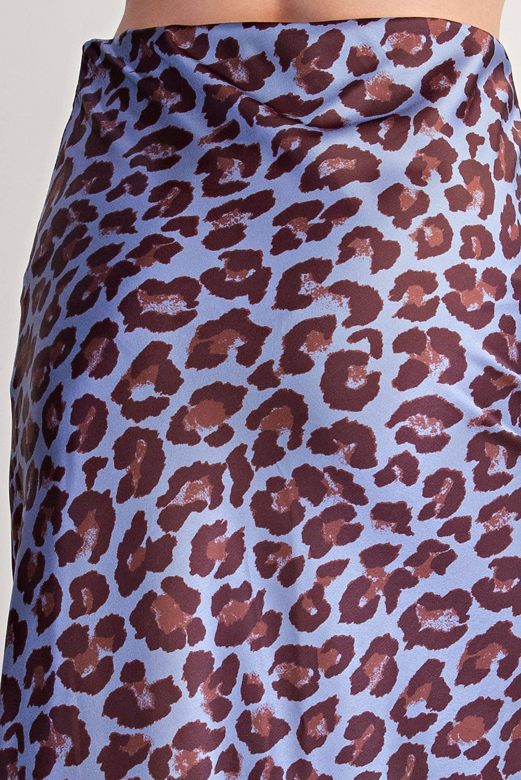Animal Skirt High Waist Midi Length