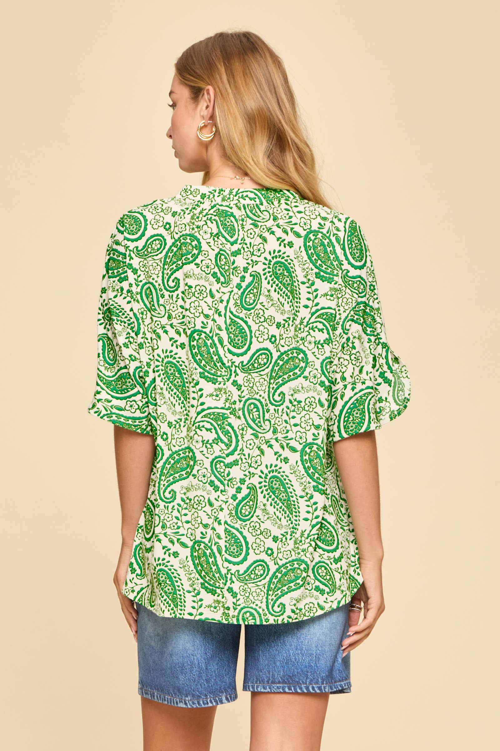 Relaxed Fit Breeze Sleeve Lizzy Blouse