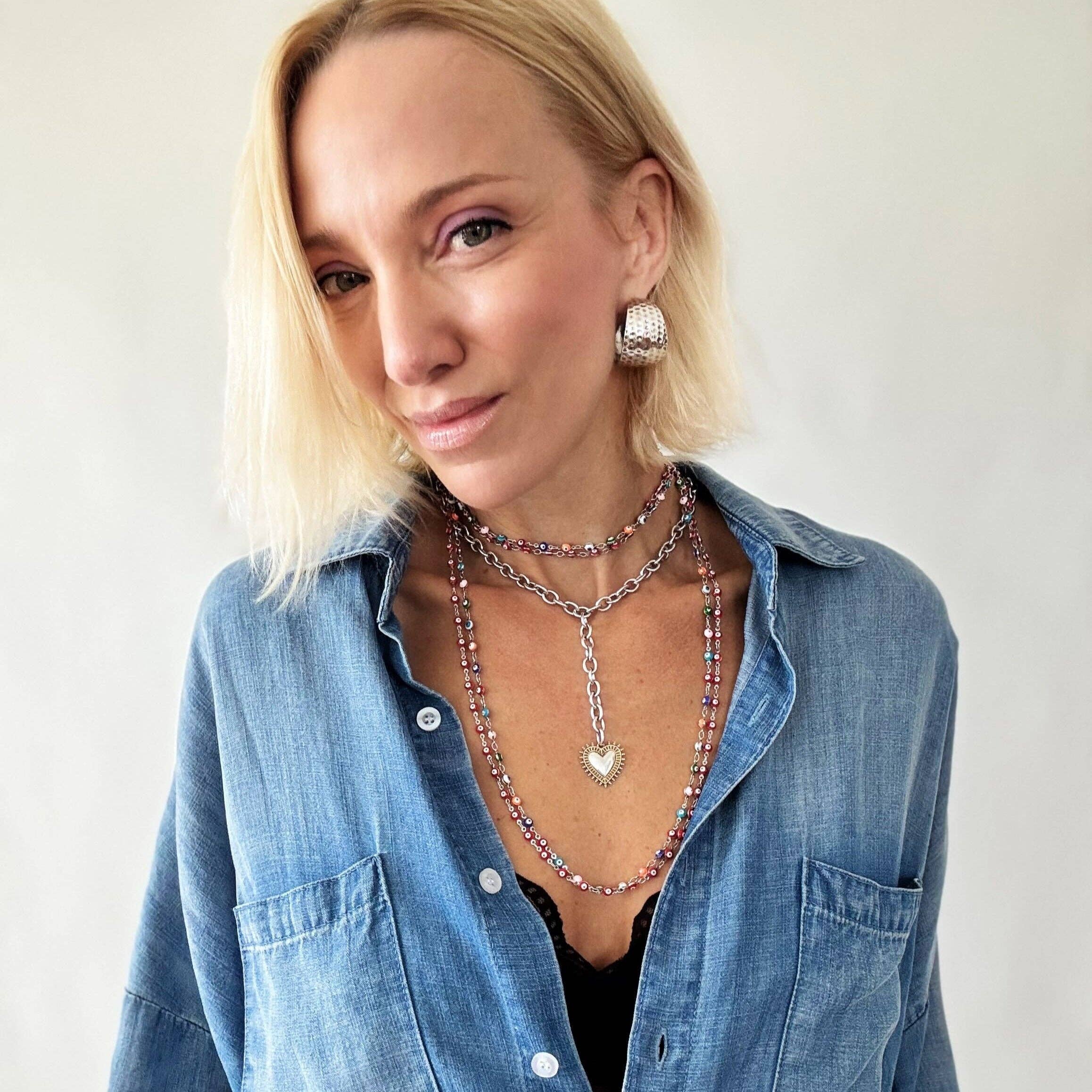 Let Them Heart Adjustable Choker Limited Edition Necklace