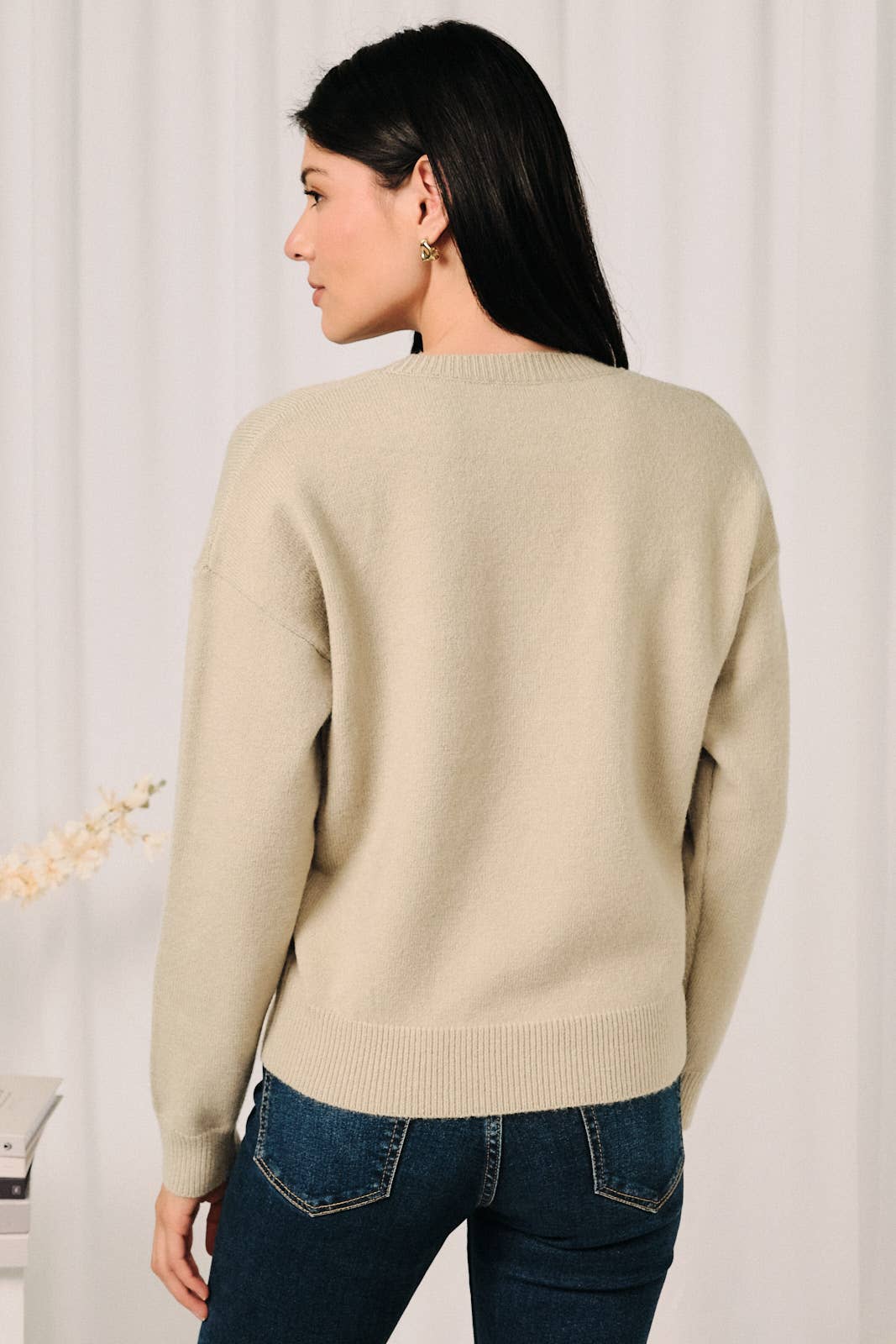 Round Neck Long-Sleeve  "MALLARD DUCK" Sweater