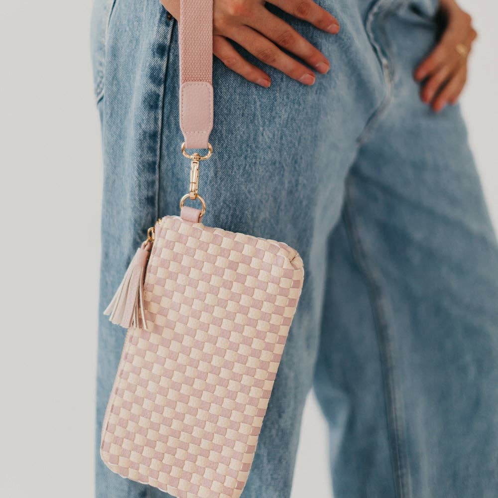 Woven Clutch Wristlet
