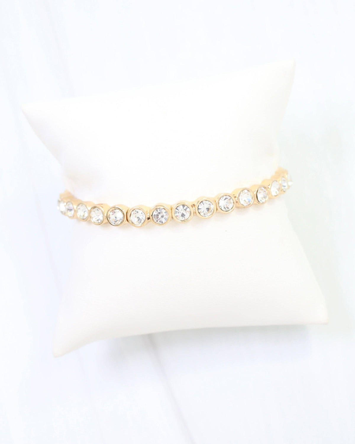 Castile Crystal Stretch Bracelet Clear