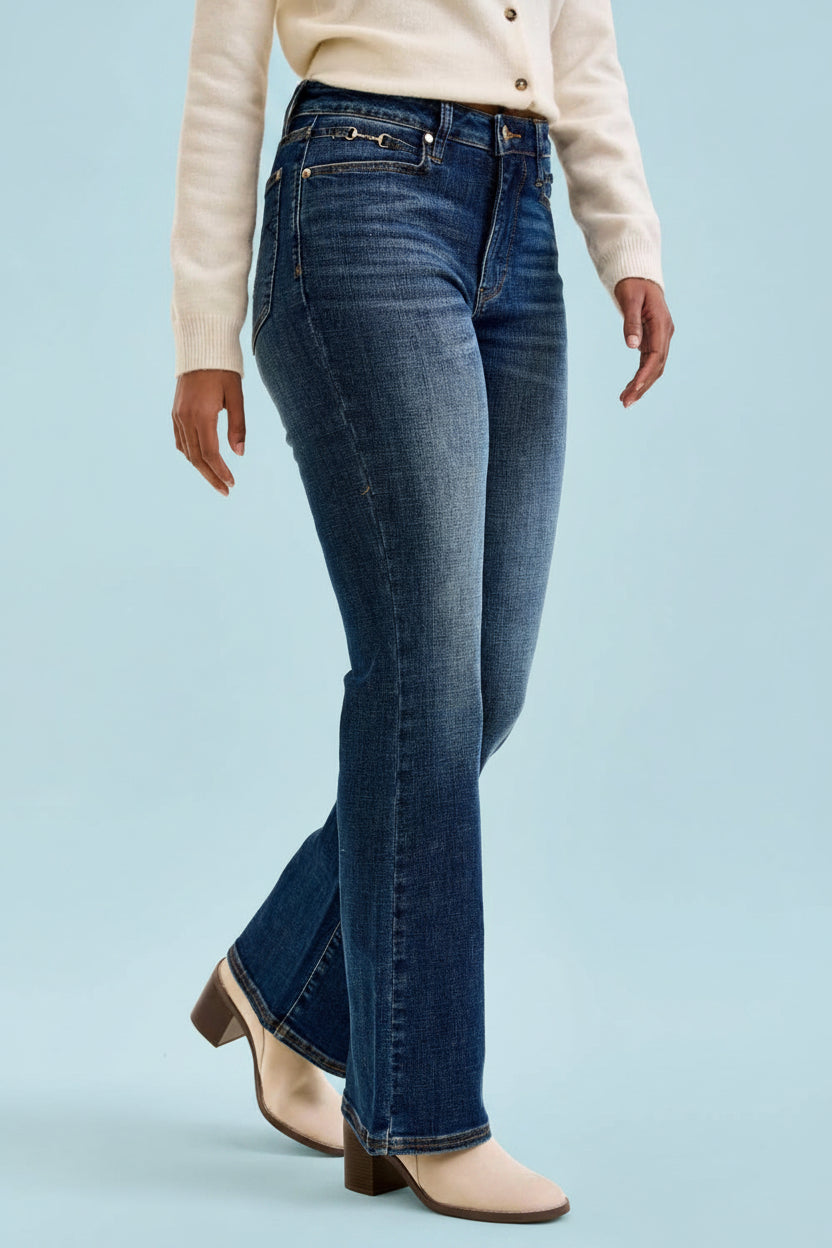 MR DAISY Bootcut w/ Harness Trim DK Sunset Ride