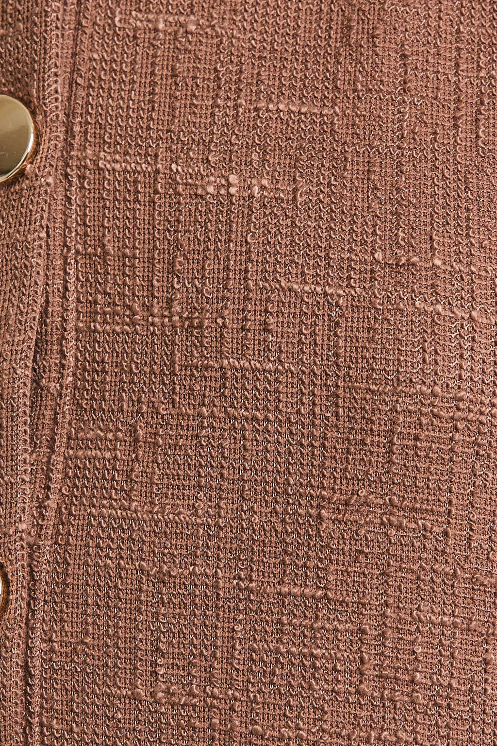 ROUND NECK LONG SLEEVE BUTTON UP TOP
