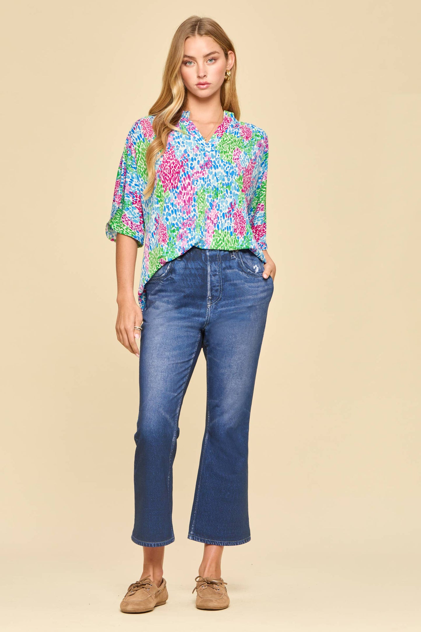 Wrinkle-Free Breeze Sleeve Lizzy Blouse