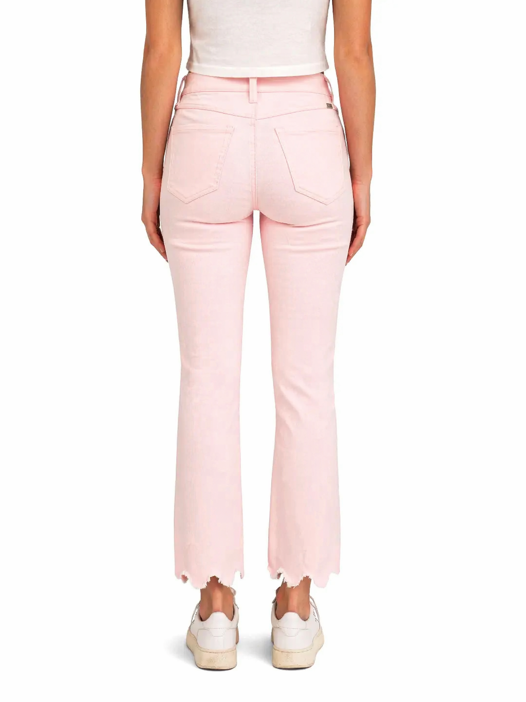 Crop Jean w/ Scalloped Hem