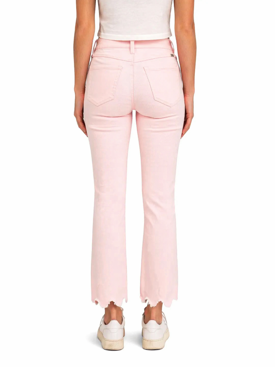 Crop Jean w/ Scalloped Hem