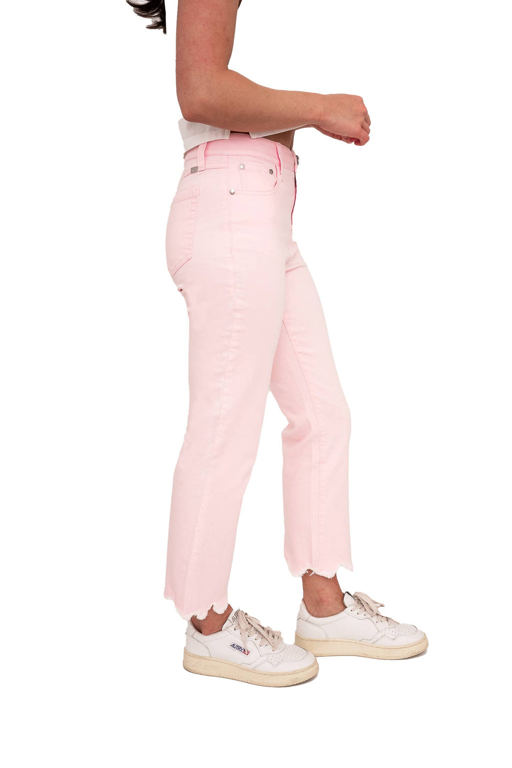 Crop Jean w/ Scalloped Hem