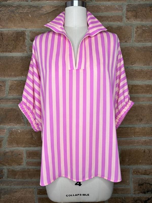 SLOAN stripe top