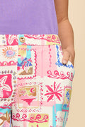 Sun-Cool Summer Multi Color Shorts