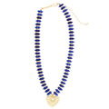 Heart Charm beaded necklace
