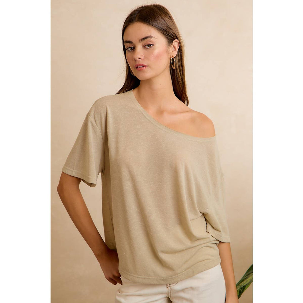 SOLID JERSEY RELAXED FIT SHORT SLEEVE T