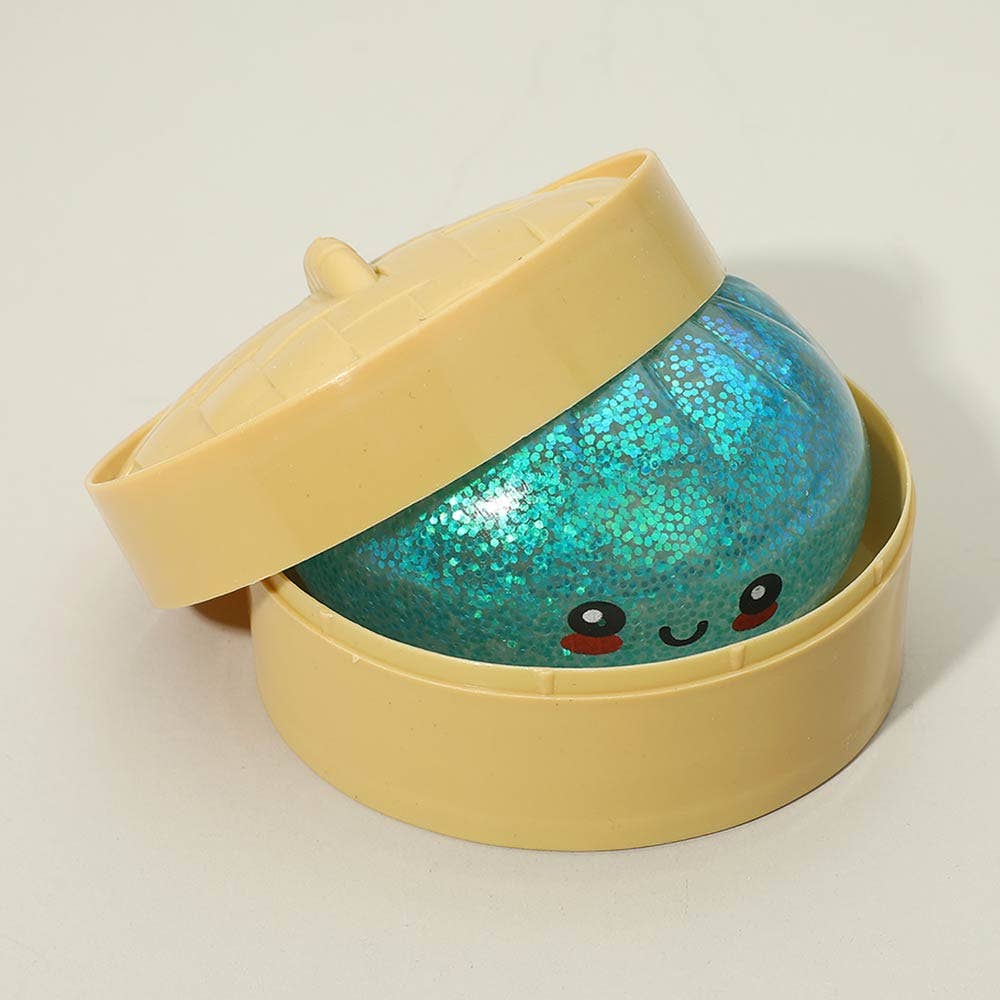 Mystery Squishy Glitter Dumpling Stress Relief Toy