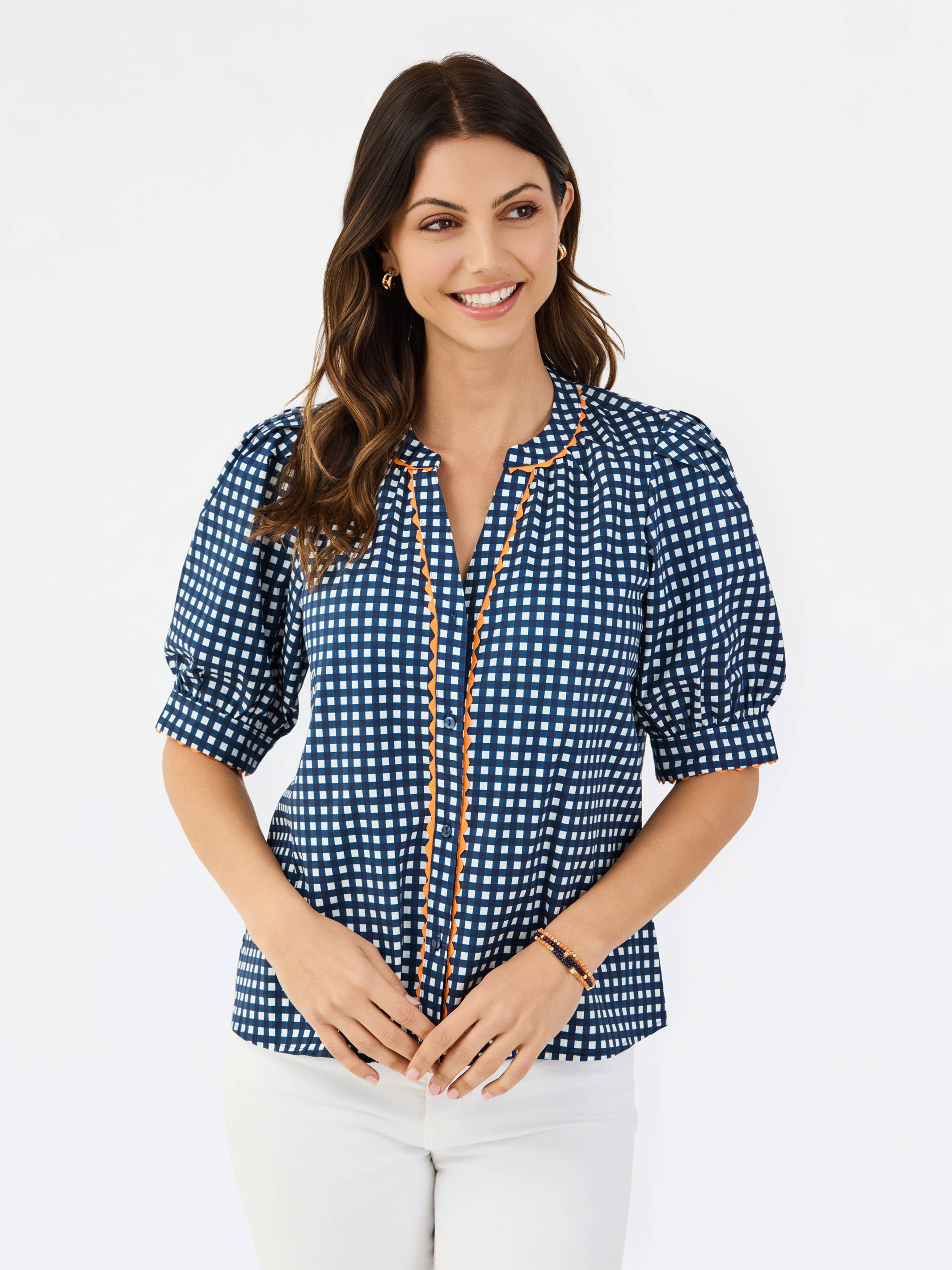 Navy + Orange