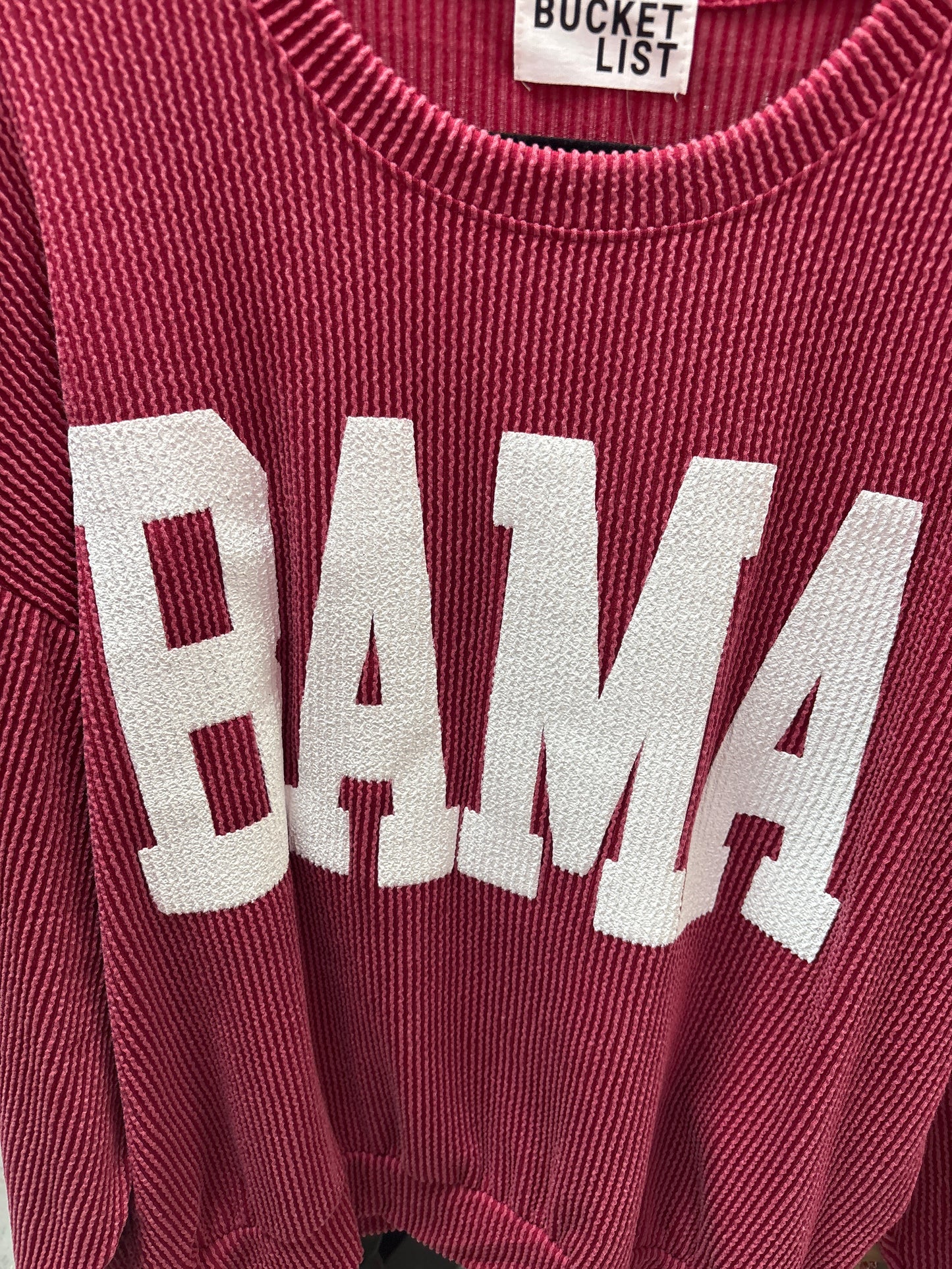 Alabama Comfy Oversize Graphic Sweatshirt, Gameday