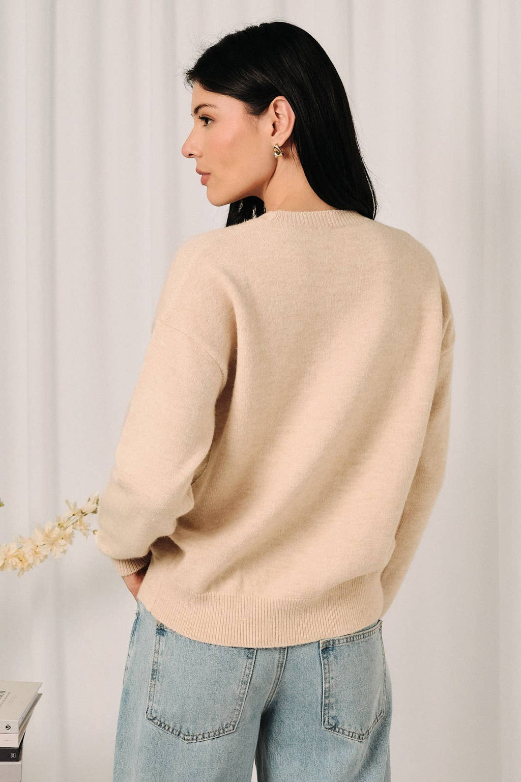 Round Neck Long-Sleeve  "MALLARD DUCK" Sweater