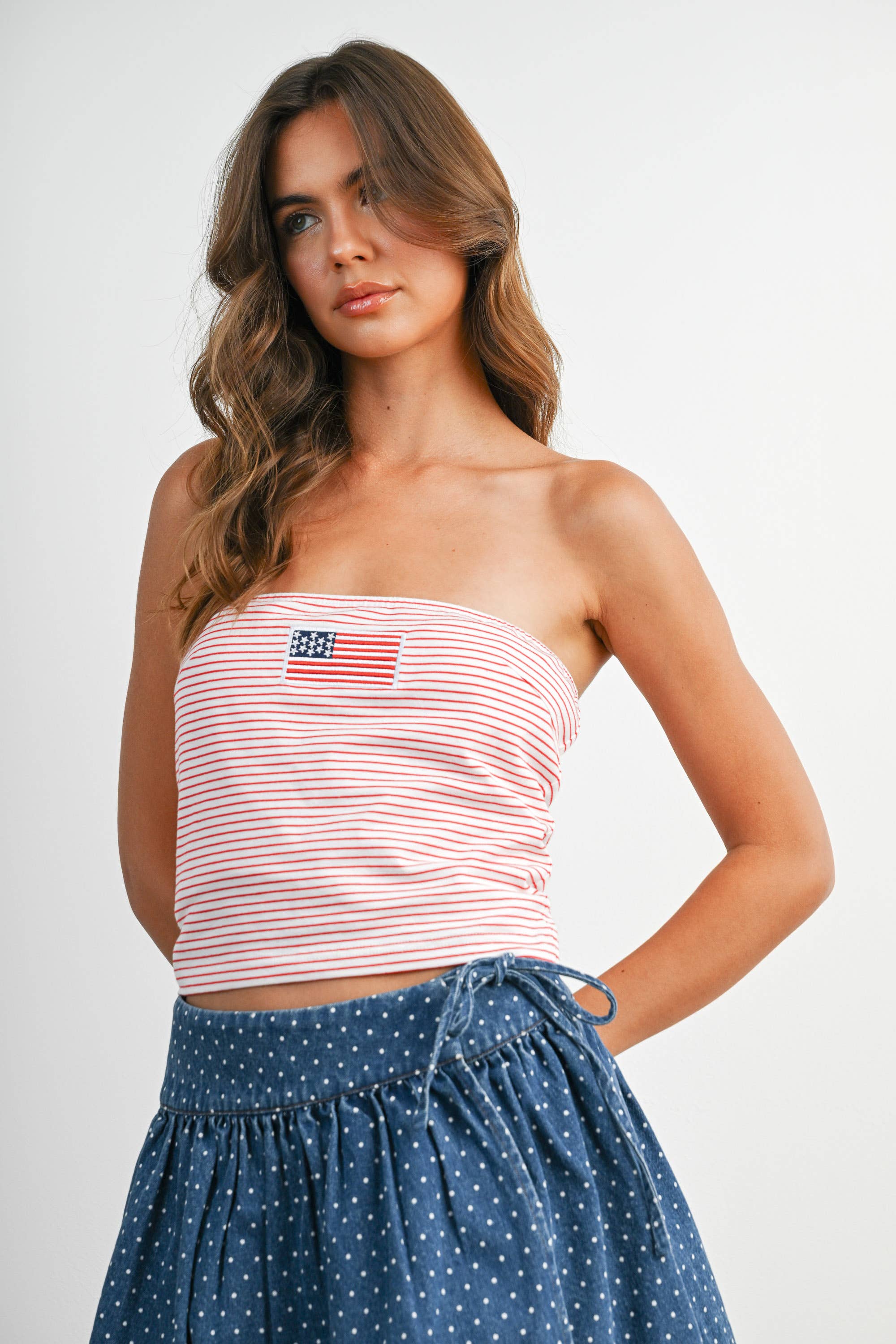 Stars and Stripes Tube Top