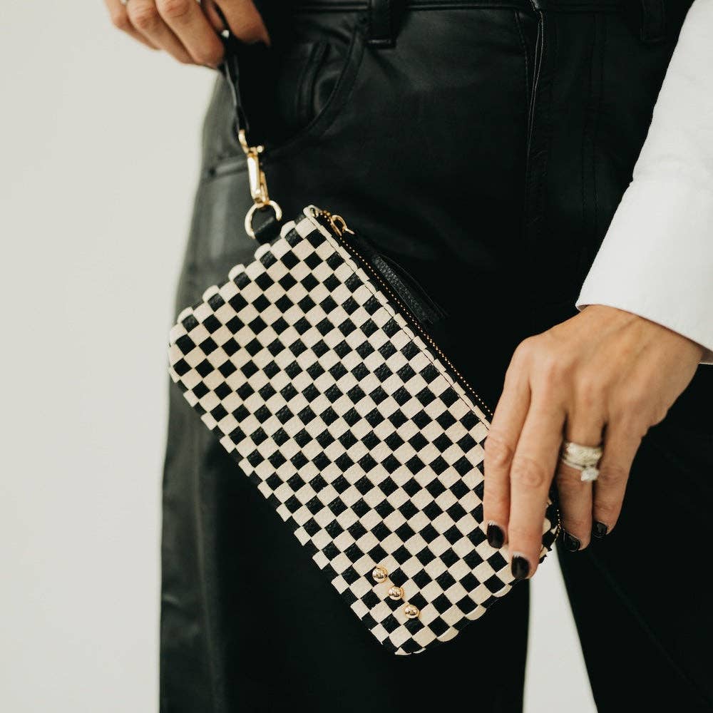 Woven Clutch Wristlet