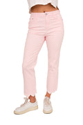 Crop Jean w/ Scalloped Hem