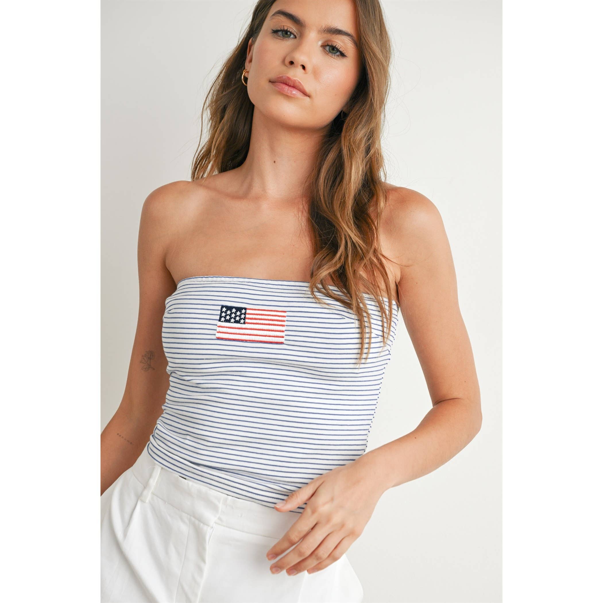 Stars and Stripes Tube Top