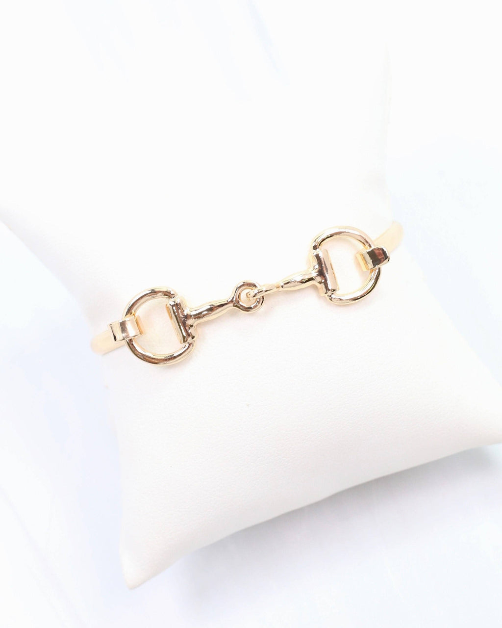 Haney Horsebit Bangle Gold