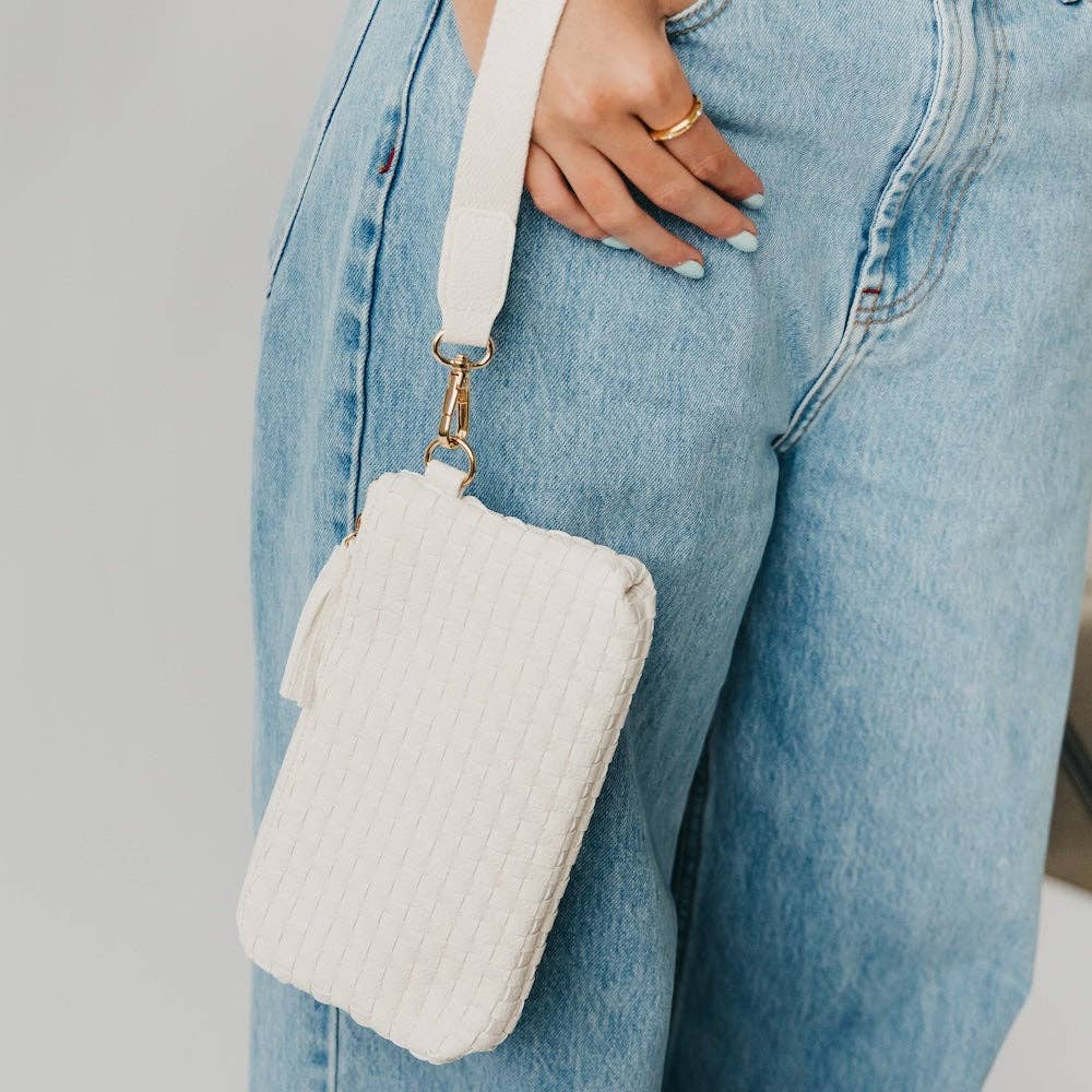 Woven Clutch Wristlet