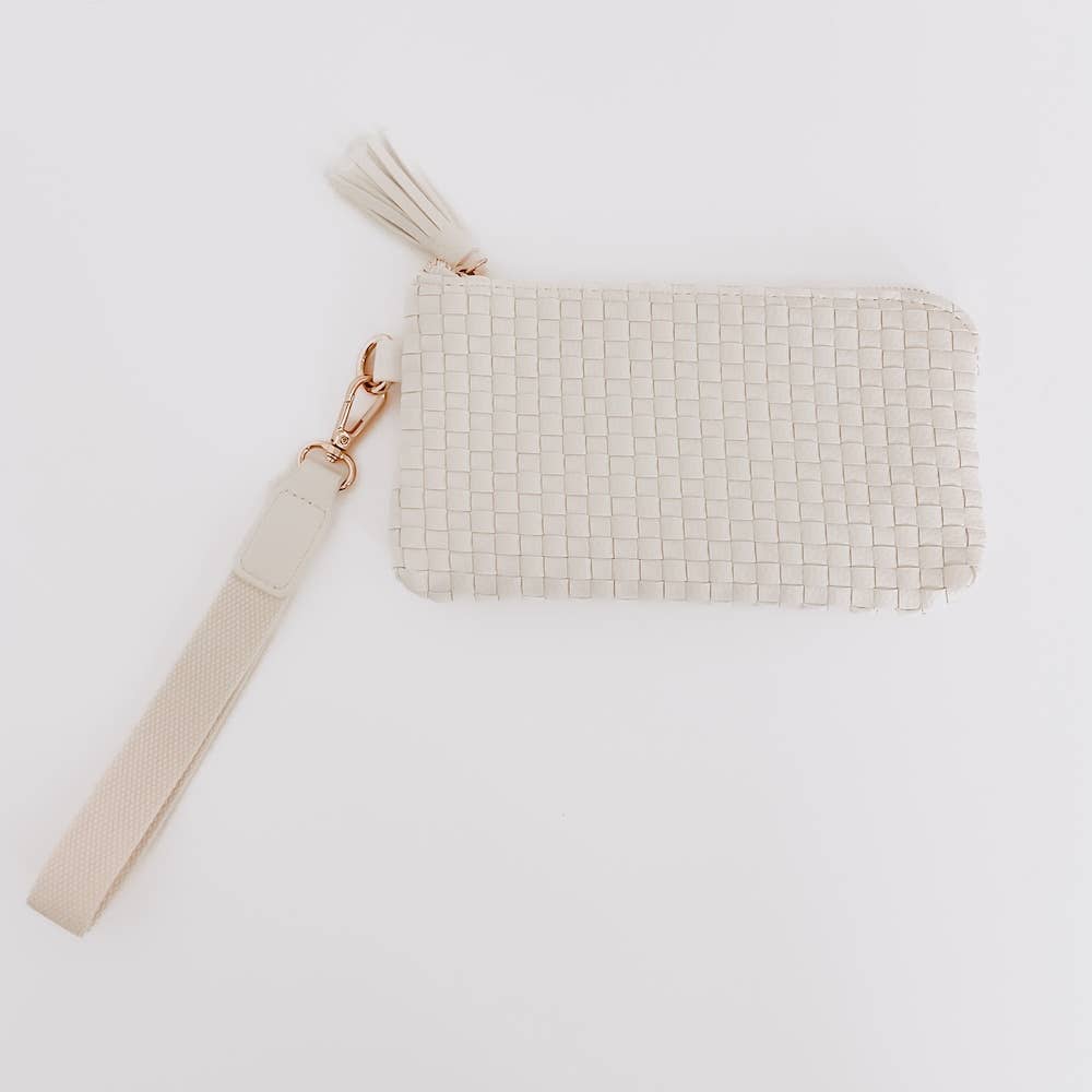 Woven Clutch Wristlet