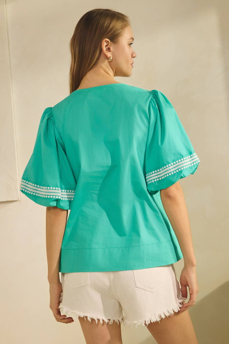 Cotton Poplin Top