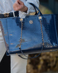 Missy Tote Navy Patent EC