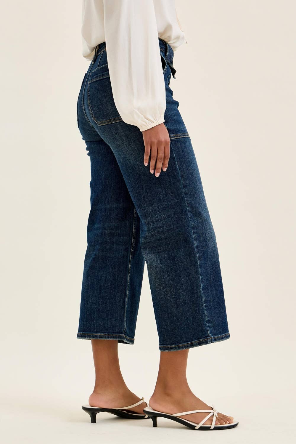 Wide Crop Utility & Patch Pocket