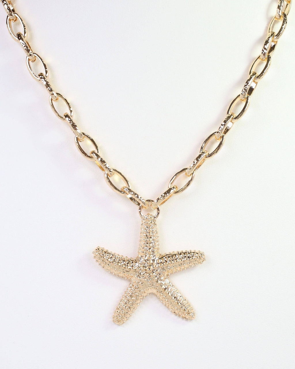 Parma Starfish Link Necklace Gold