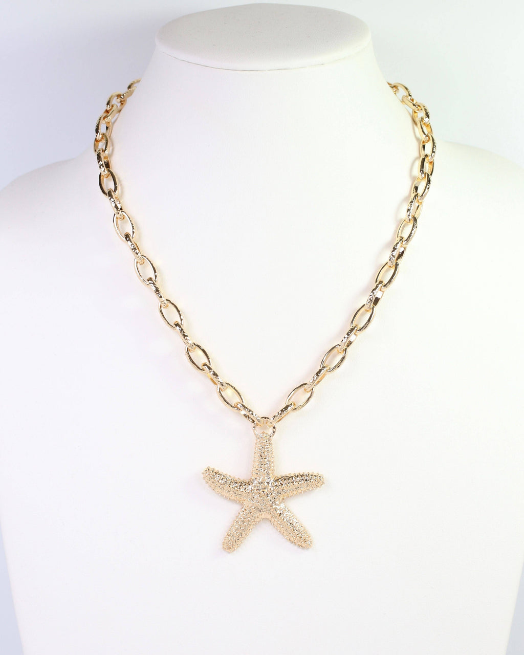 Parma Starfish Link Necklace Gold