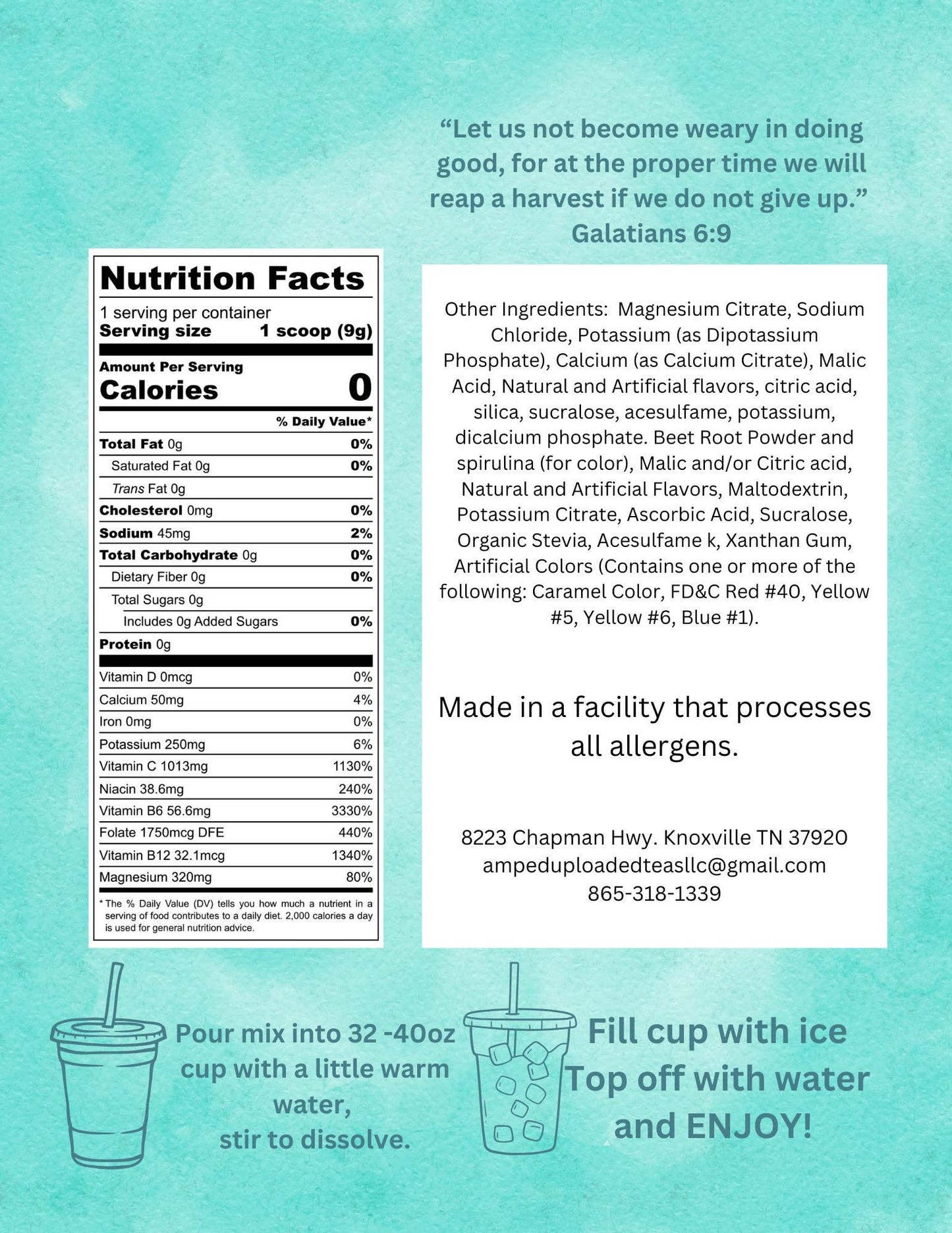 Barbie Hydration Tea