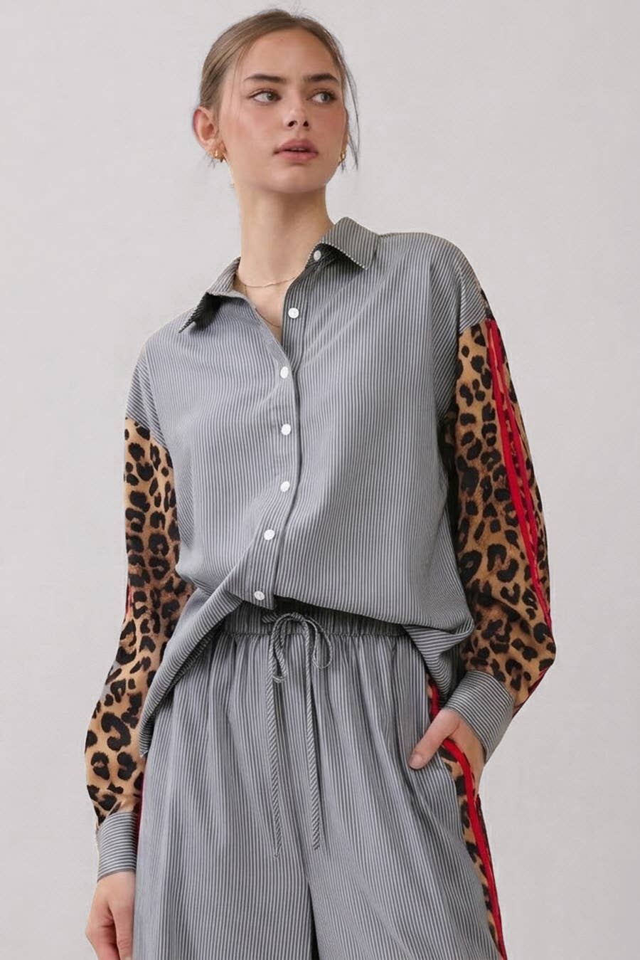 Stripe Button Down Shirt