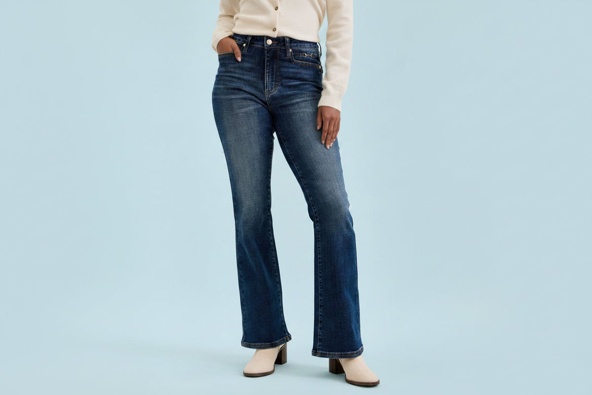 MR DAISY Bootcut w/ Harness Trim DK Sunset Ride