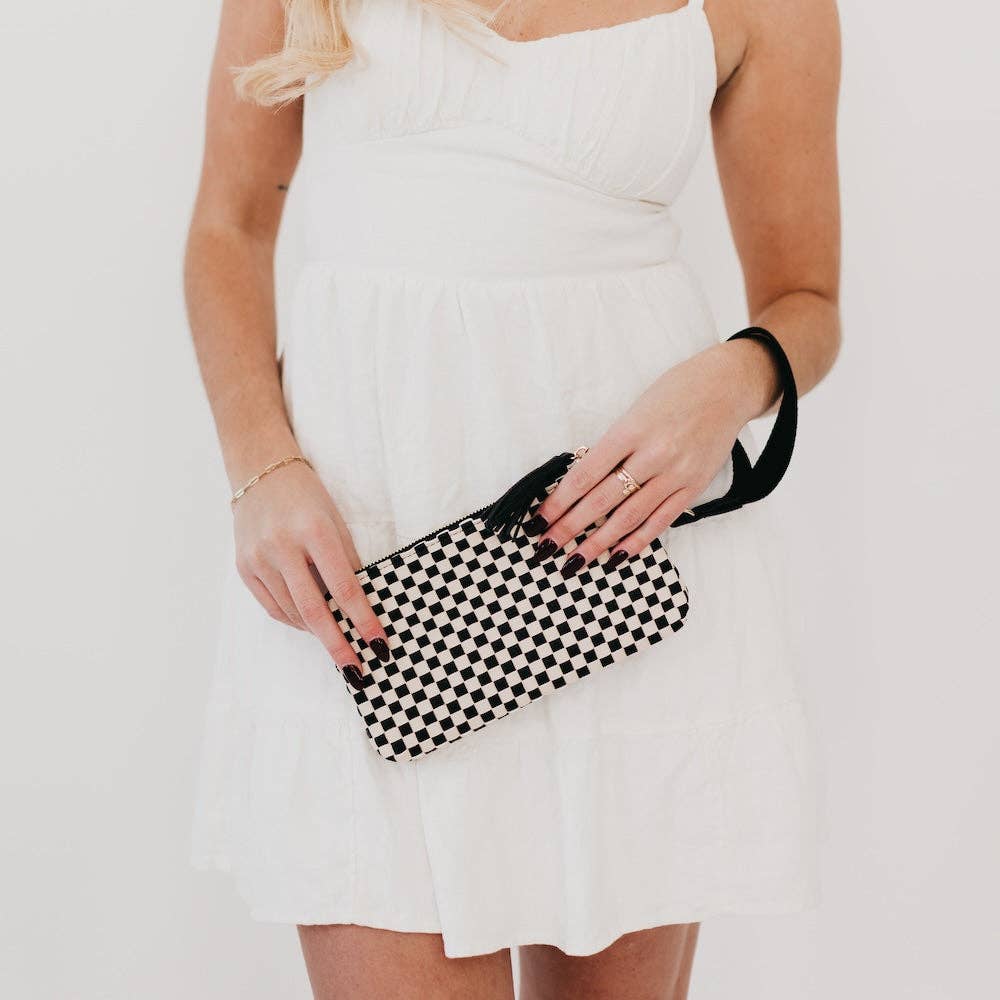 Woven Clutch Wristlet