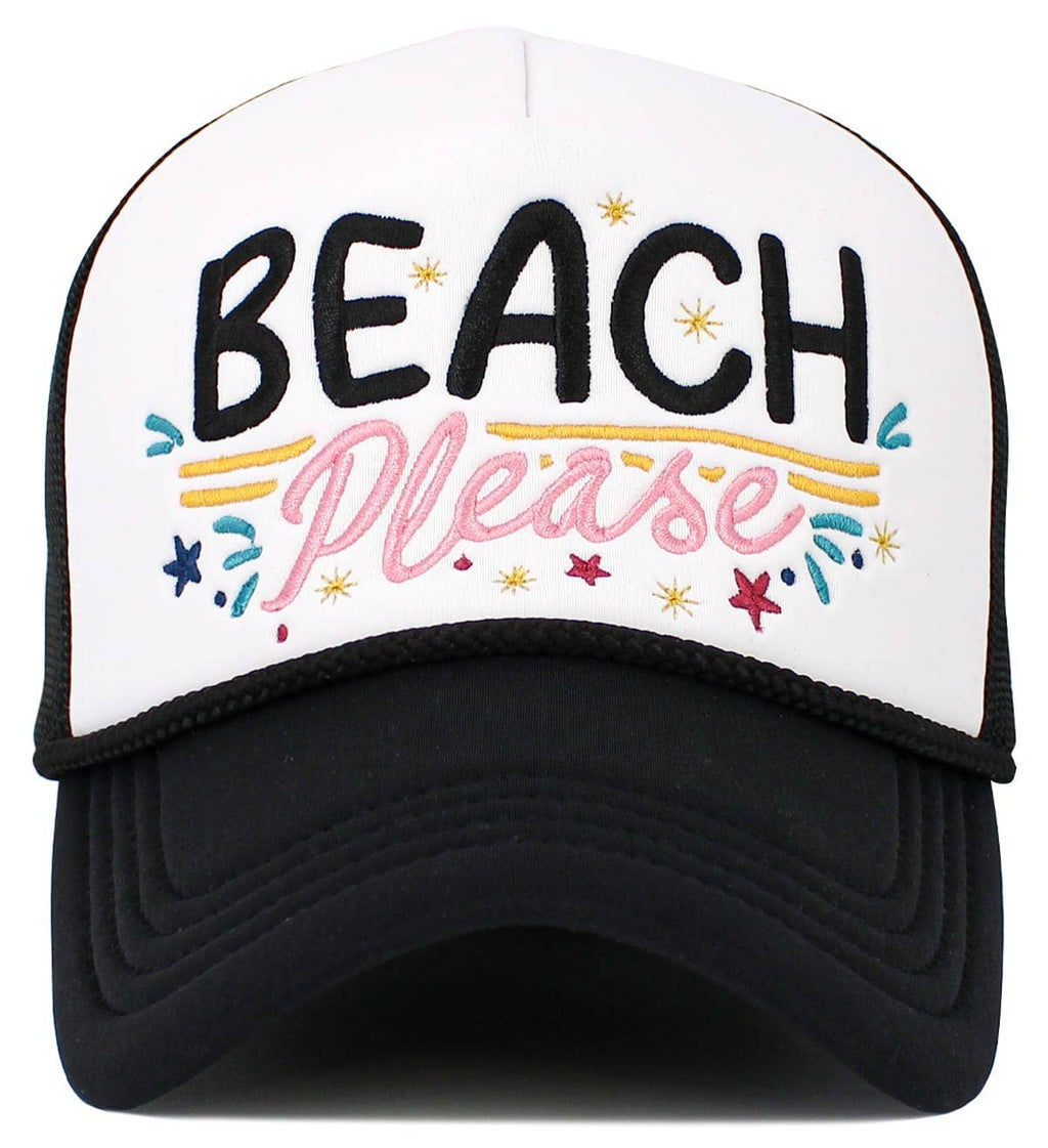 Beach Please Vintage Baseball Cap
