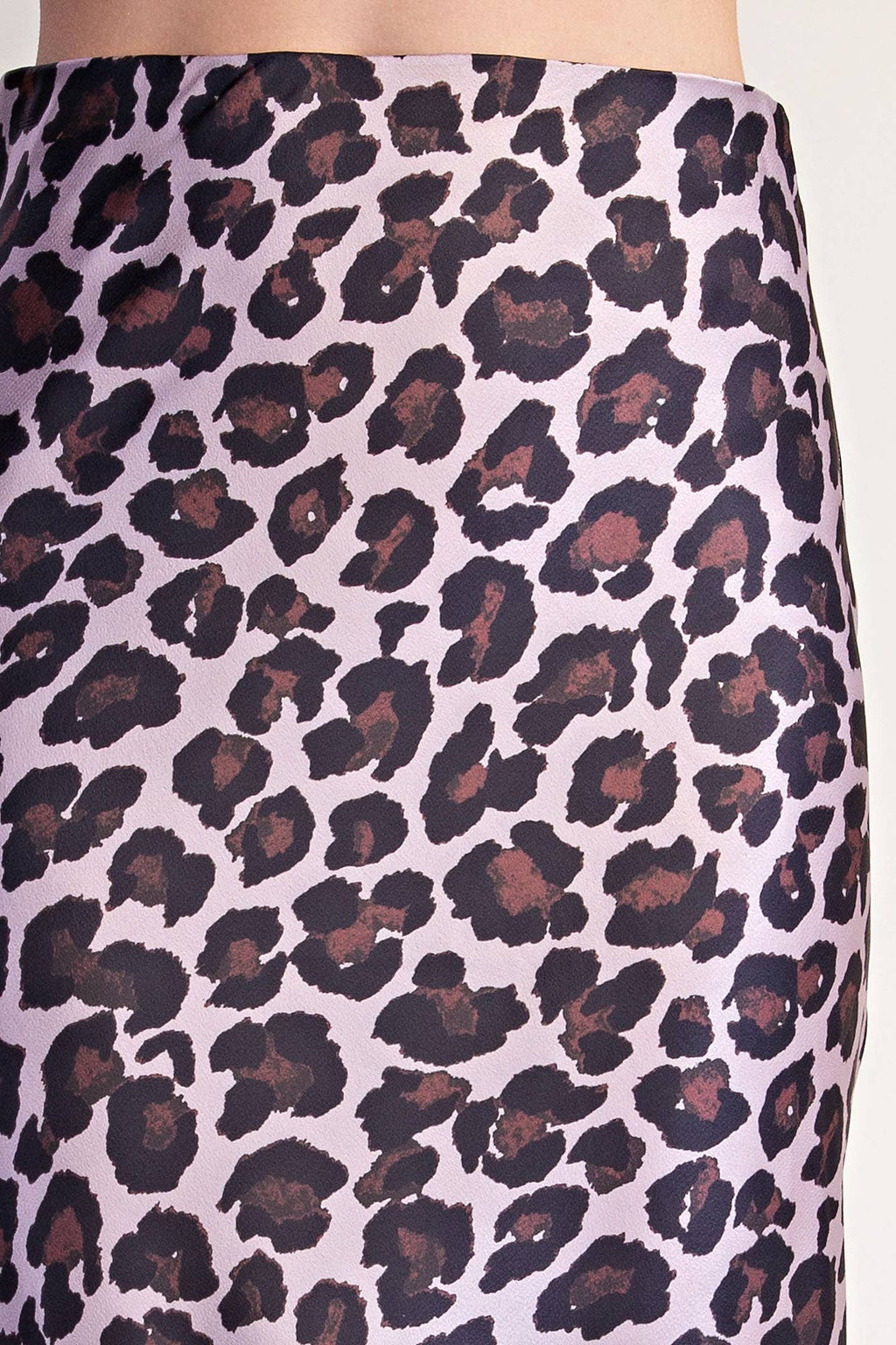 Animal Skirt High Waist Midi Length