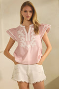 Cotton Poplin Top
