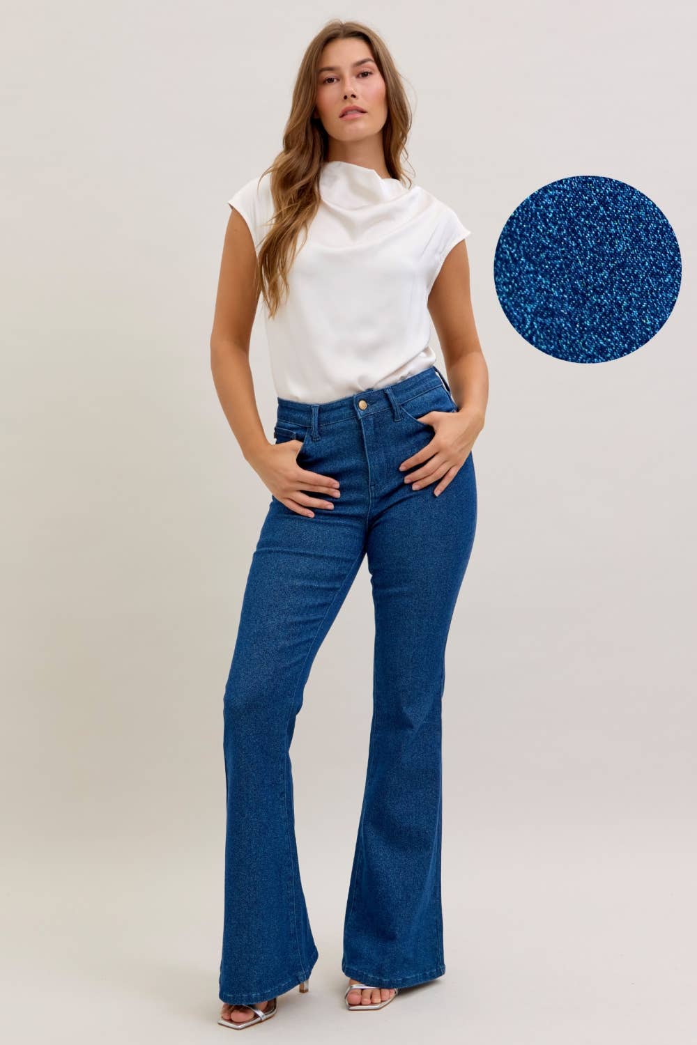 Sparkle Flare High-Waisted