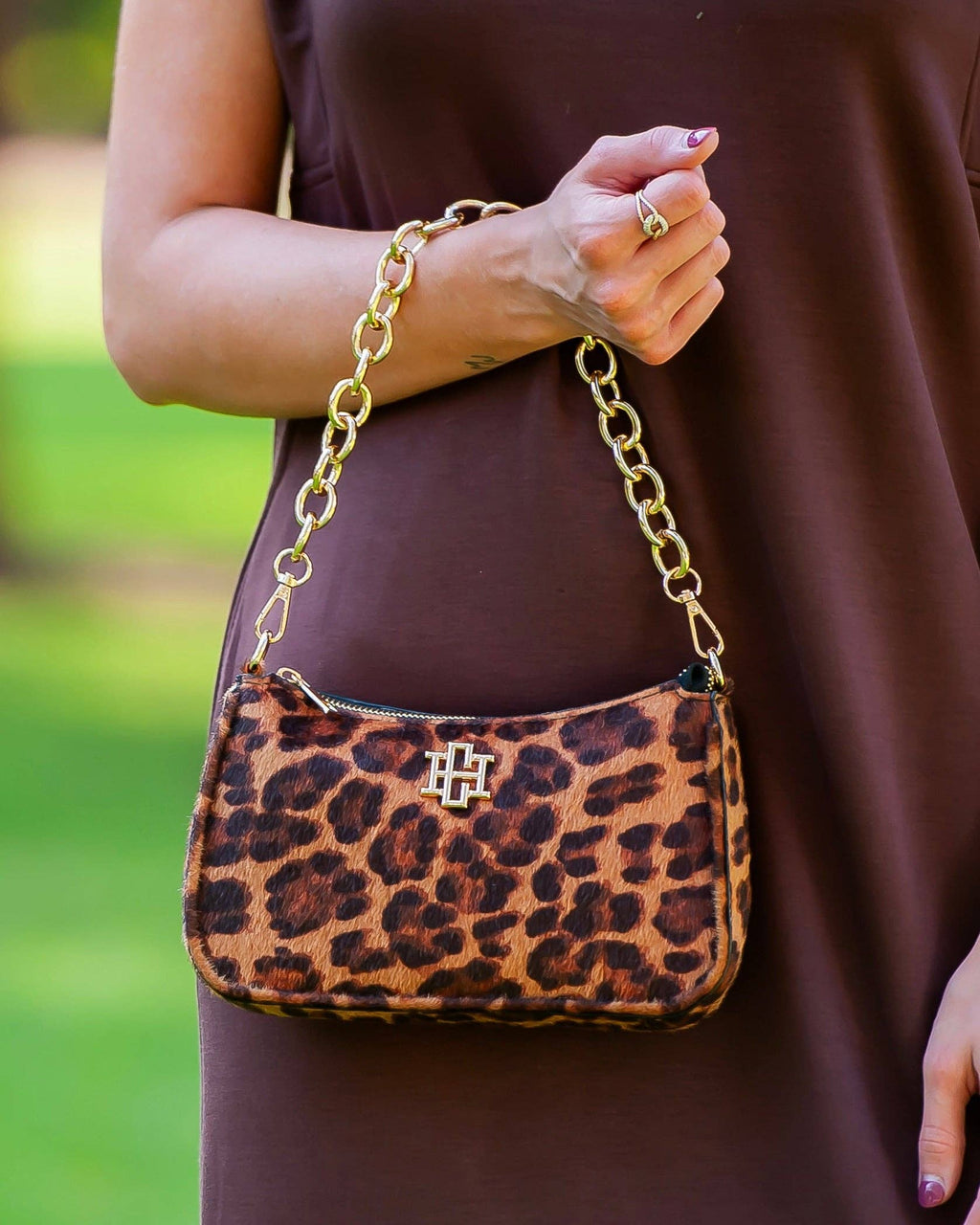 Joan Crossbody Spotted Saddle