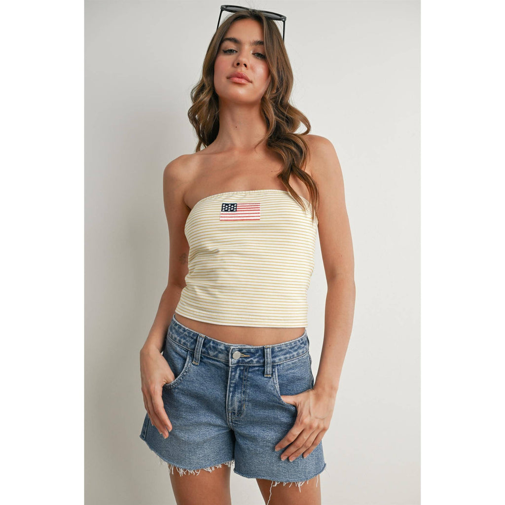 Stars and Stripes Tube Top