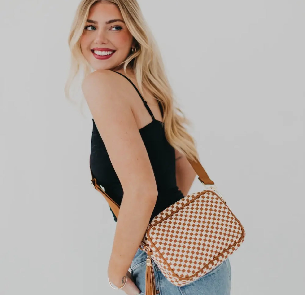 Woven Crossbody Bag