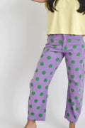 Bold Purple Polka Dots