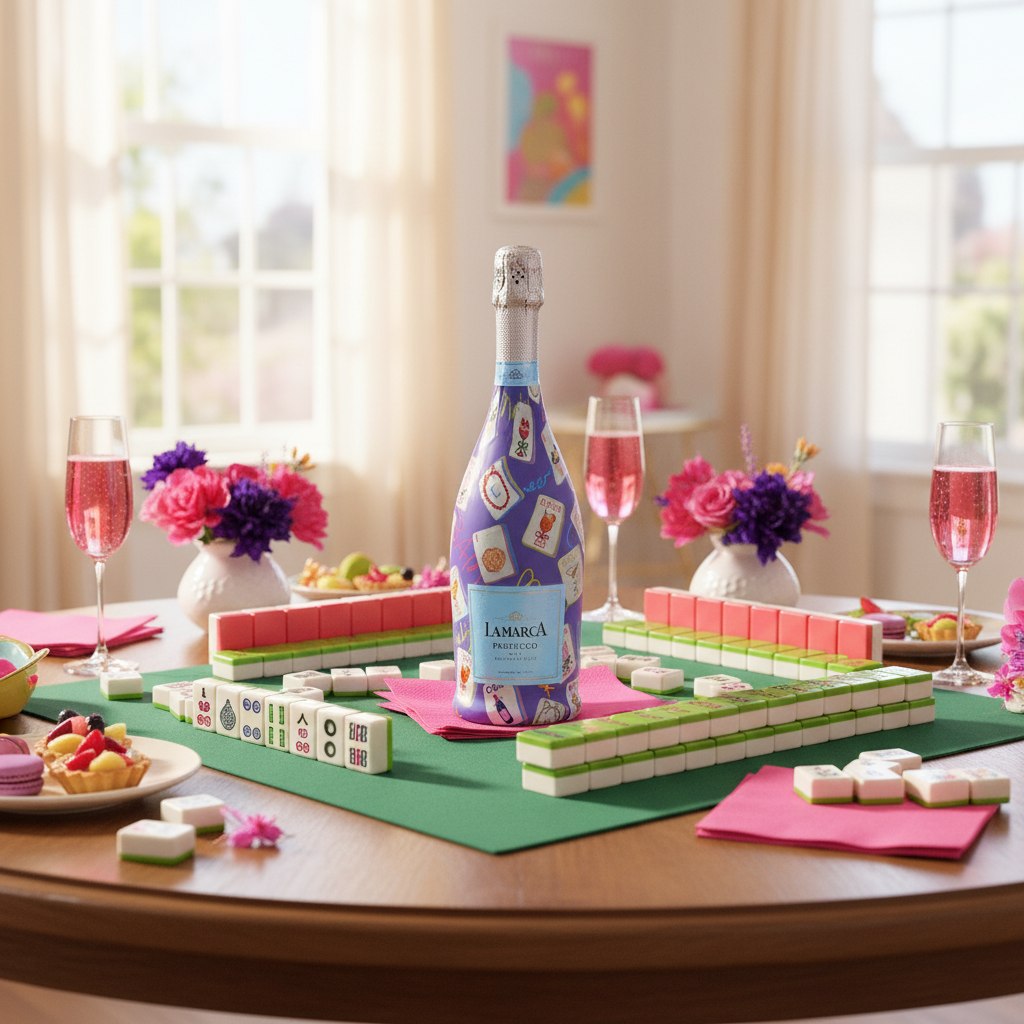 Beau Bottles Purple Mahjong- Prosecco Collection