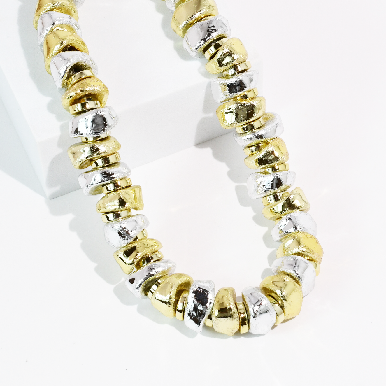 Liquid Mix Metal Necklace