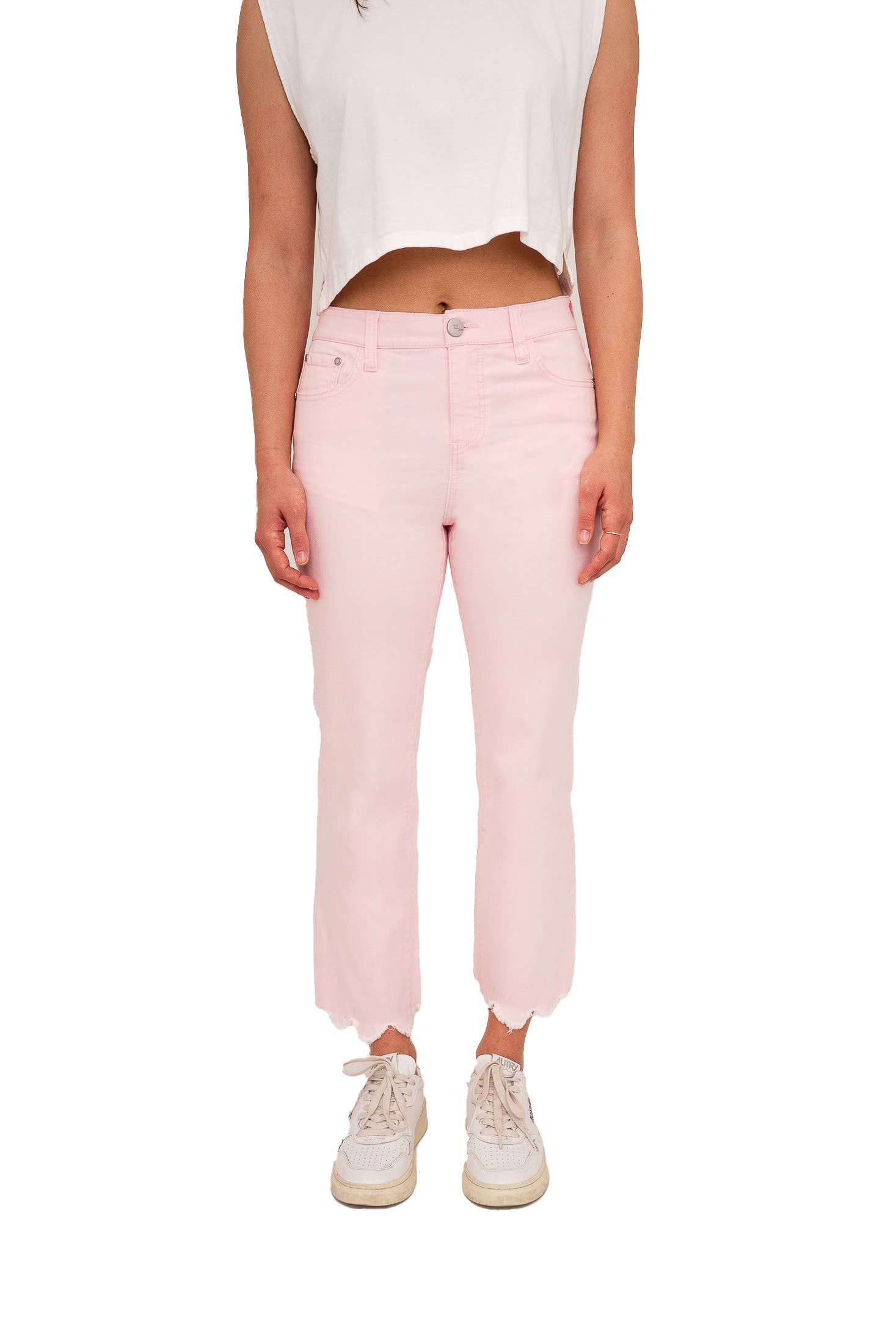 Crop Jean w/ Scalloped Hem